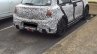 2017 Suzuki Swift Sport rear three quarters spy shot France