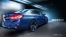 2018 BMW M5 rear three quarters rendering third image