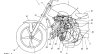 Honda supercharged motorcycle patent sketch side