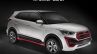 Hyundai Creta by DC Design front three quarters