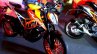 KTM Duke 390 front three quarter