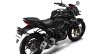 Suzuki Gixxer black rear three quarter