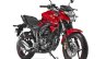 Suzuki Gixxer red studio front three quarter