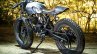 Yamaha RX135 cafe racer by Bull City Customs rear three quarter