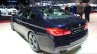 2017 BMW M550i rear quarter at the 2017 Geneva Motor Show Live