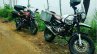 Bajaj Pulsar modified as Royal Enfield Himalayan front three quarter view