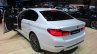 India-bound 2017 BMW 5 Series rear quarter at the 2017 Geneva Motor Show Live