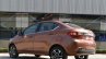 Tata Tigor petrol rear three quarter low First Drive Review