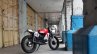 Yamaha RX100 modified as cafe racer by Ironic Engineering rear three quarter