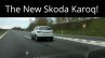 2017 Skoda Karoq rear three quarters spy shot