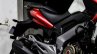 Bajaj Dominar 400 custom wrap by Dhana Stickers exhaust