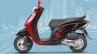 Honda Activa i BSIV studio red