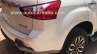 Isuzu MU-X rear end spied undisguised in India