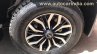 Isuzu MU-X wheel spied undisguised in India