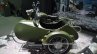 Royal Enfield Classic 500 sidecar Forest Green side at BIMS 2017