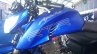 TVS Apache RTR 200 track experience at MMRT fuel tank view left