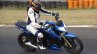 TVS Apache RTR 200 track experience at MMRT lean