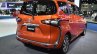 Toyota Sienta rear three quarters at 2017 Bangkok International Motor Show