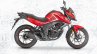 2017 Honda CB Hornet 160R sports red