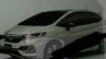 2017 Honda Jazz (2017 Honda Fit) front three quarters leaked image