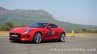 Jaguar F-Type red front three quarters