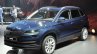 Skoda Karoq front three quarters blue