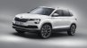 Skoda Karoq front three quarters