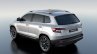 Skoda Karoq rear three quarters left side