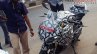 TVS Apache RR 310S clearest spy pics front three quarter