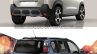 2017 Citroen C3 Aircross vs. 2012 Citroen C3 Picasso rear three quarters right side