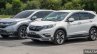 2017 Honda CR-V vs. 2015 Honda CR-V front three quarters left side