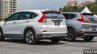 2017 Honda CR-V vs. 2015 Honda CR-V rear three quarters left side