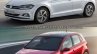 2017 VW Polo vs. 2014 VW Polo front three quarters