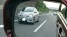 2018 Nissan Leaf front three quarters left side spy shot