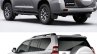 2018 Toyota Land Cruiser Prado vs. 2014 Toyota Land Cruiser Prado rear three quarters