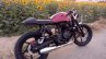 Bajaj Pulsar 220 cafe racer by Brotherhood Customs exhaust