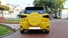 Custom Ford EcoSport Triple Yellow Matte Paint Job rear