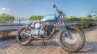 Hero Karizma cafe racer by Incendiary Motorcycles front three quarter