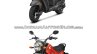 Honda Cliq vs Honda Navi spec and pictorial comparison front three qaurter right