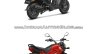 Honda Cliq vs Honda Navi spec and pictorial comparison rear three quarter right