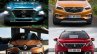 Hyundai Kona vs. Renault Captur vs. Peugeot 3008 vs. Vauxhall Mokka X (Opel Moka X) front