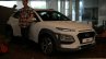 Hyundai Kona white front three quarters