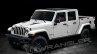 Jeep Wrangler Pickup crew cab white rendering