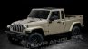 Jeep Wrangler Pickup extended cab front three quarters left side rendering