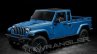 Jeep Wrangler Pickup extended cab light blue rendering