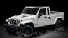 Jeep Wrangler Pickup extended cab white rendering