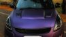 Maruti Swift matte purple wrap and sporty body kit front