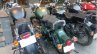 Royal Enfield Classic Battle Green spy shot Bangalore rear three quarter