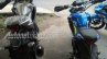 Suzuki GSX-S150 modified trail bike rear three quarter