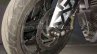 TVS Apache RR 310S spied up close front disc with ABS